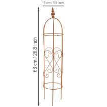 Itens Treliça de jardim, suporte para roseiras e outras plantas trepadeiras, ideal para o design do jardim, 108 cm, conjunto de 2.