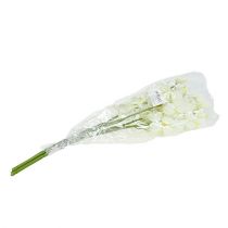 Itens Creme de orquídea artificial 50cm 6pcs
