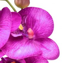 Itens Orquídea Artificial Phalaenopsis 4 flores Fúcsia 72cm