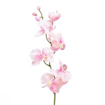 Itens Orquídea Phalaenopsis artificial 6 flores rosa 70cm