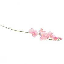 Itens Orquídea Phalaenopsis artificial 6 flores rosa 70cm