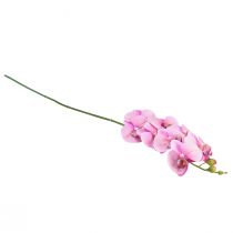 Itens Orquídea Phalaenopsis artificial 8 flores rosa 104cm