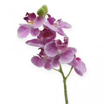 Orquídea com glitter, rosa 35cm