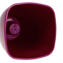 Itens Vaso de orquídea brilhante Ø12,5cm cereja 1ud