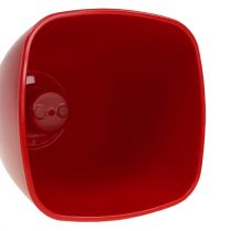Itens Vaso de orquídea brilhante Ø12,5cm vermelho, 1 un.