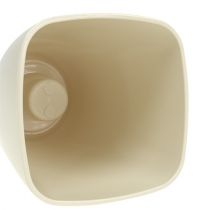 Itens Vaso de orquídea brilhante Ø12,5cm areia 1ud