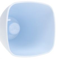 Itens Vaso de orquídea brilhante Ø12,5cm branco 1ud