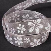Itens Fita de organza, fita floral para presentes, rosa, 25 mm, 18 m