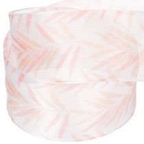 Itens Fita de organza, fita de chiffon, laranja-floresta, 40mm, 15m