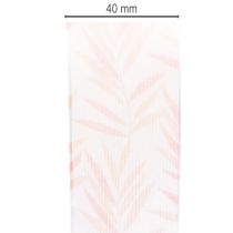Itens Fita de organza, fita de chiffon, laranja-floresta, 40mm, 15m