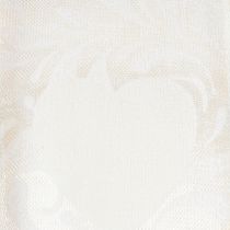 Itens Fita de organza, creme, fita decorativa com corações, 40 mm de largura, 15 m de comprimento.
