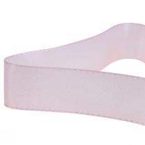 Itens Fita decorativa fita de presente fita rosa ourela 25mm 3m