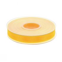 Itens Fita de organza fita de presente fita amarela ourela 15mm 50m