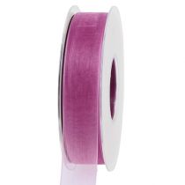Berinjela fita organza 25mm 50m