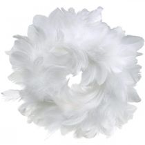 Decoração de páscoa grinalda de primavera branca Ø16cm decoração de primavera
