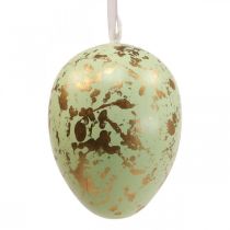 Ovo de Páscoa para pendurar ovos de decoração rosa, verde, dourado 20cm 2uds