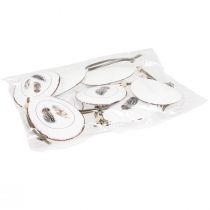 Itens Ovos de Páscoa para pendurar ovos decorativos pendurados decoração metal 5×7cm 8 un