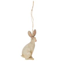 Itens Figura de coelhinho da páscoa para pendurar decoração de páscoa polyresin H9.5cm 4pcs