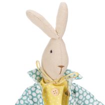 Itens Coelho de tecido da Páscoa, coelho com roupinhas, decoração de Páscoa, coelhinho jovem 46cm de altura