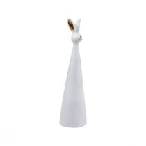 Itens Coelhinho da Páscoa ouro branco Coelhinho decoração de Páscoa Ø7cm Alt.27,5cm