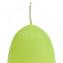 Velas de Páscoa forma de ovo, velas de ovo de Páscoa lima Ø4.5cm A6cm 6uds