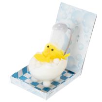 Itens Decoração de Páscoa em forma de pintinho, pintinho de chenille na banheira, amarelo, 9 cm