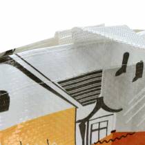 Saco de compras com alças Bella Vita plástico 32 × 21 × 26cm