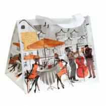 Saco de compras com alças Bella Vita plástico 32 × 21 × 26cm