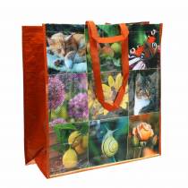 Saco de compras com alças de piquenique de plástico 45×20×44cm