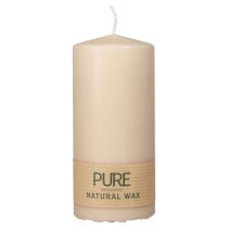 Vela pilar PURE velas Wenzel bege 130/60mm