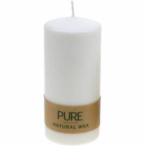 Itens Vela pilar puro 130/60 vela de cera natural sustentável estearina e colza