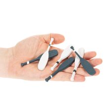 Itens Miniaturas de remo decorativas para decoração náutica, 8 cm, 18 peças