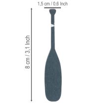 Itens Miniaturas de remo decorativas para decoração náutica, 8 cm, 18 peças