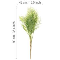 Itens Ramo de palmeira artificial, planta artificial para arranjos, 90 cm