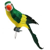 Papagaio decorativo verde 44cm