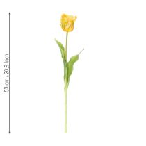 Itens Tulipas artificiais para decoração elegante de salas de estar e ocasiões de primavera, 53 cm