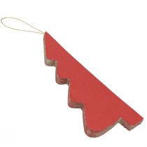Itens Árvore de Natal de papel Bordeaux Pingente de Natal Alt.20cm