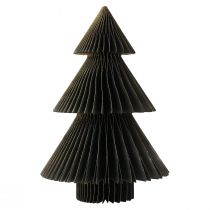 Árvore de Natal de papel Árvore de Natal de papel Preto Alt.30cm