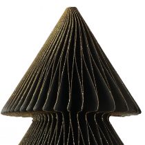 Árvore de Natal de papel Árvore de Natal de papel Preto Alt.30cm