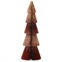 Árvore de Natal de papel pequena bordô Alt.30cm