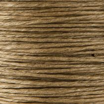Itens Arame de papel fio artesanal enrolado marrom Ø2mm 100m
