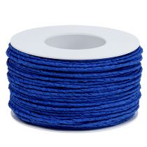 Fio de cabo de papel enrolado Ø2mm 100m azul