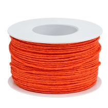 Fio de cabo de papel enrolado Ø2mm 100m laranja