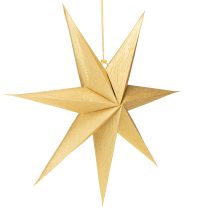 Itens Luzes de Natal em formato de estrela, decoração de estrela de papel, festiva e elegante.