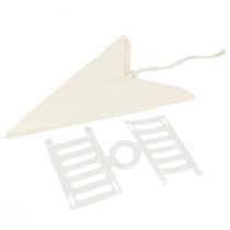 Itens Estrela de papel branca, 60 cm, conjunto de 2, decoração de Natal, estrela iluminada