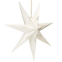 Itens Estrelas de papel estilo escandinavo, estrela de Natal, creme e branco, 45 cm, 3 unidades