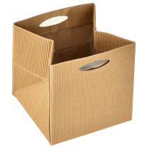 Itens Saco de papel 12cm marrom creme bege saco de presente 6 peças