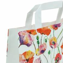 Saco de papel papoula 22cm x 10cm x 28cm 25pcs
