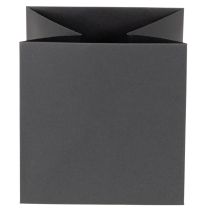 Itens Vaso de papel em formato de abóbora para decoração de Halloween, 10 cm, 6 peças