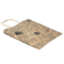 Itens Sacos de papel sacos de papel sacos de presente 18x9cm jornal 50un